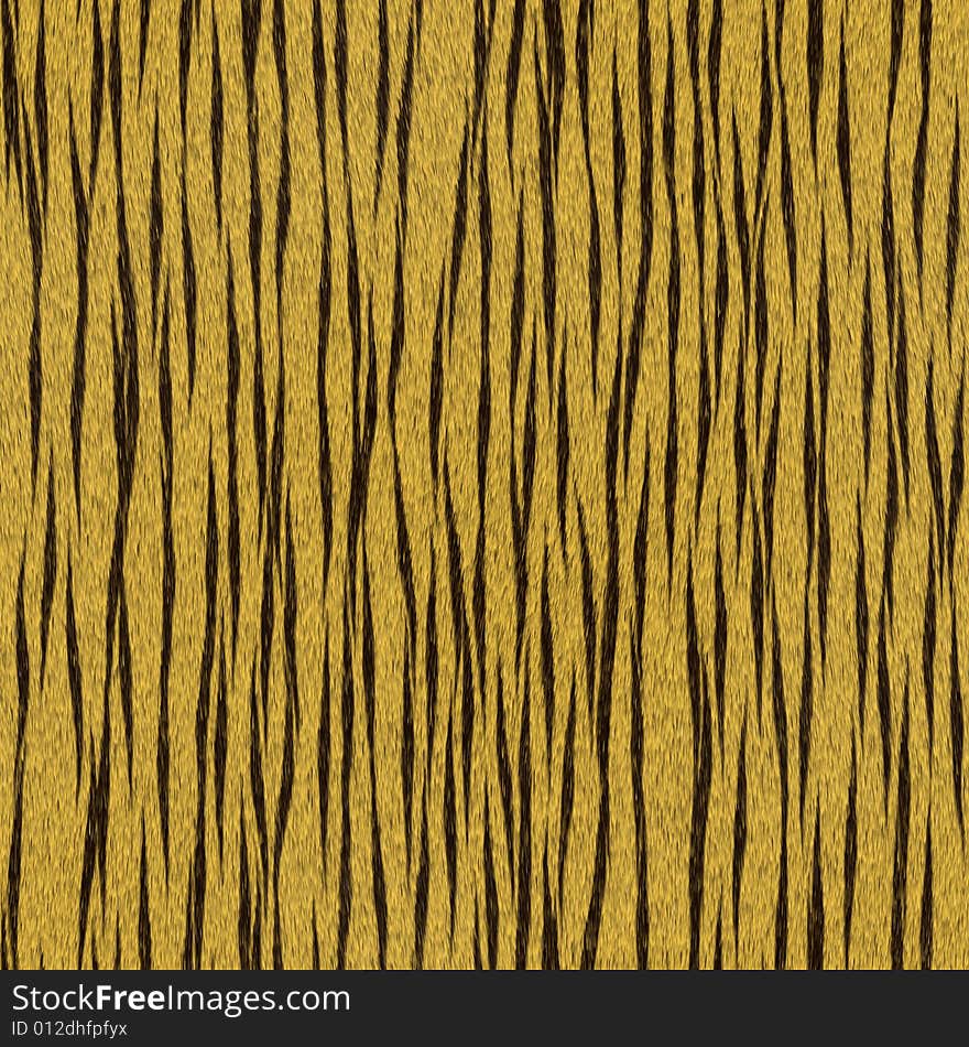 A Seamless Tiger Skin Texture