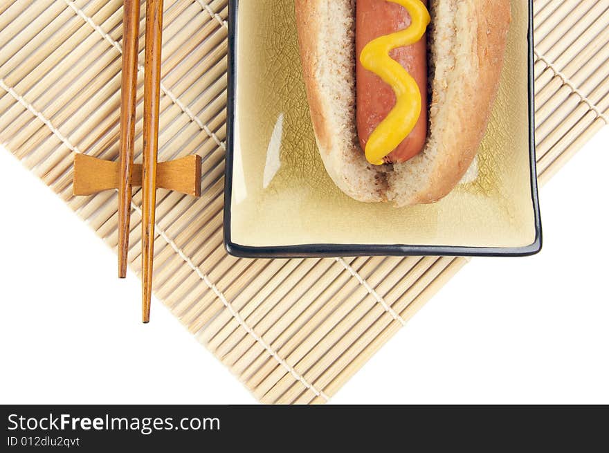 Hot Dog and Chopsticks