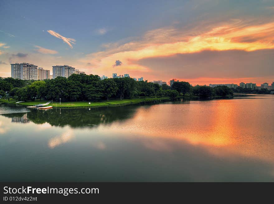 Image taken at Chinese Garden Singapore before sunset. Image taken at Chinese Garden Singapore before sunset