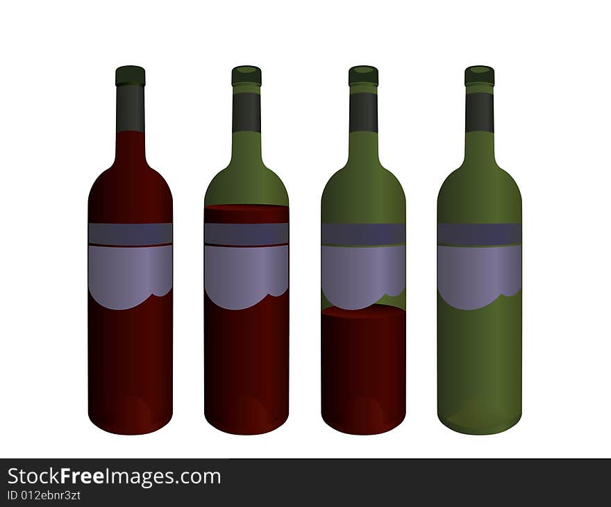 Wine bottles