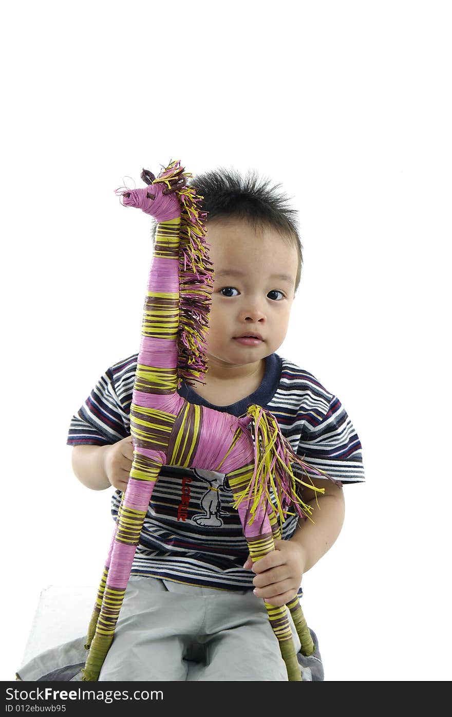 Cute Asian kids, smiling and happy