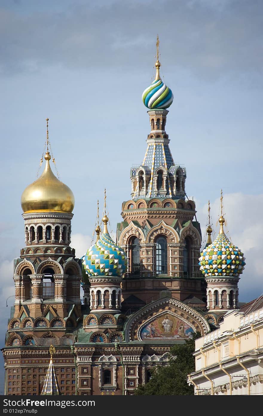 Russian orthodox church, architecture. Exterior. Russian orthodox church, architecture. Exterior.