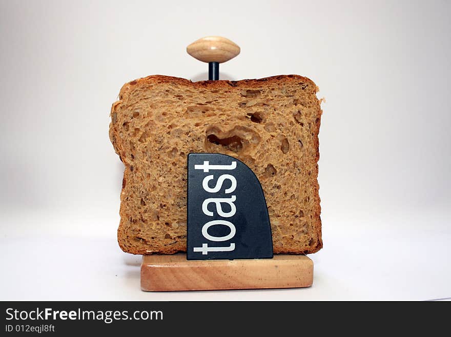 Brown bread ready for the toaster for Breakfast