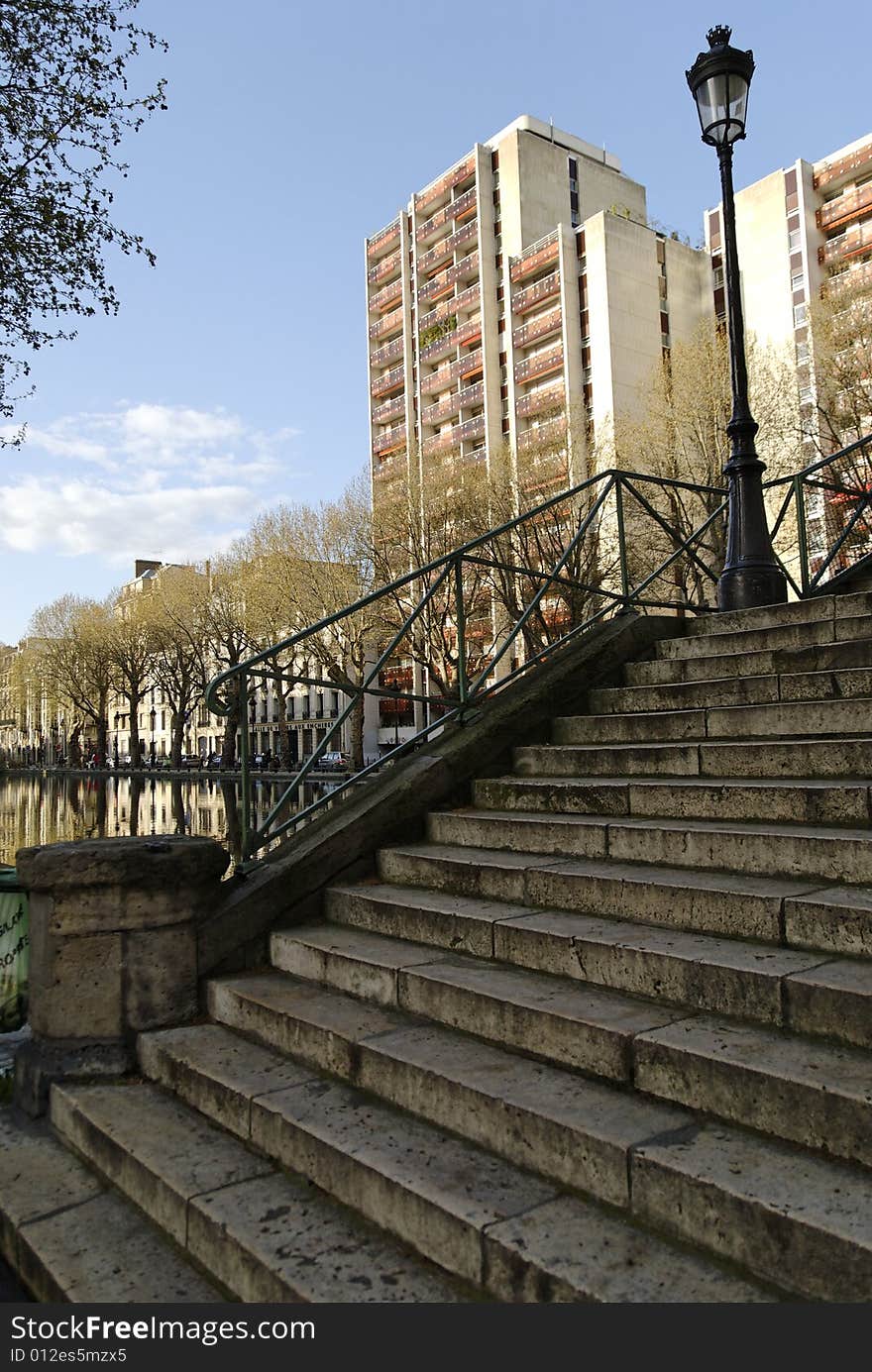 The landscape of paris france