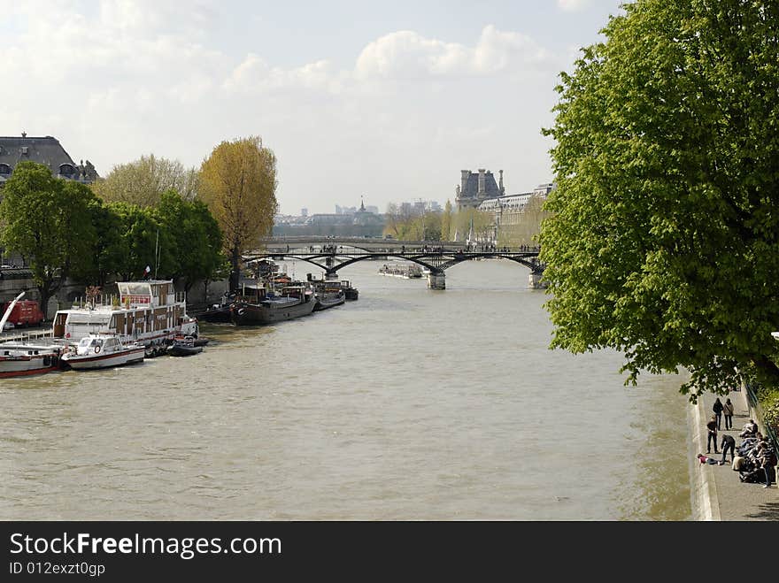 The landscape of paris france