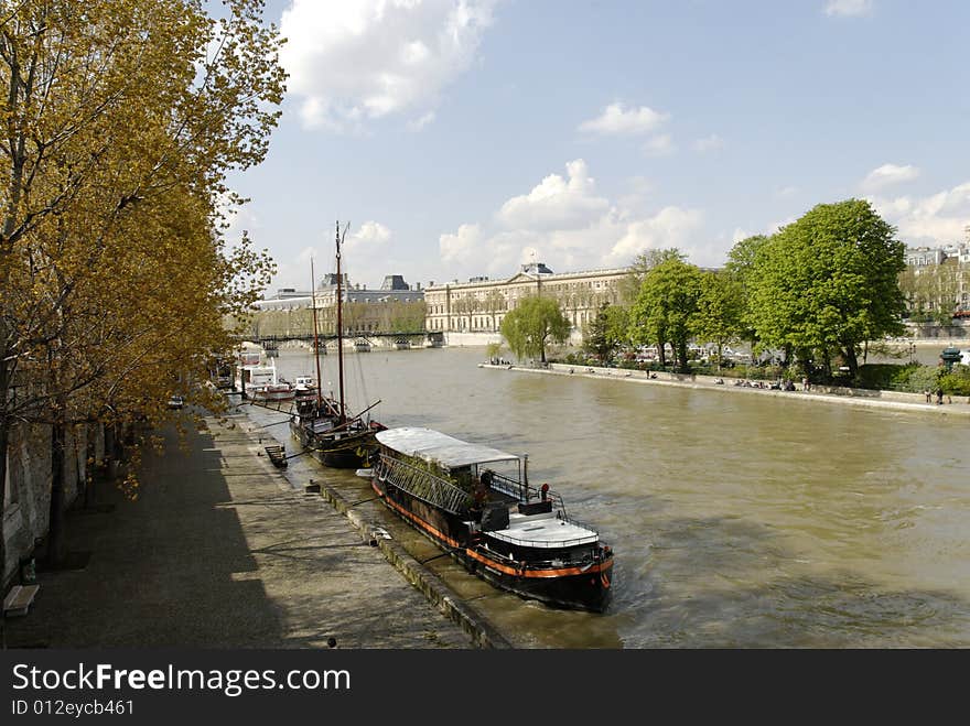 The landscape of paris france