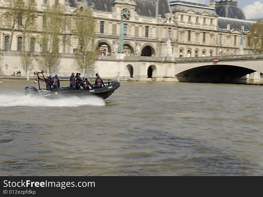 The landscape of paris france