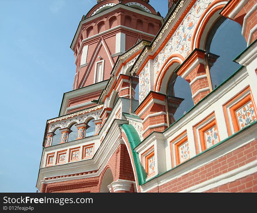 The cathedral is traditionally perceived as symbolic of the unique position of Russia between Europe and Asia. The cathedral is traditionally perceived as symbolic of the unique position of Russia between Europe and Asia