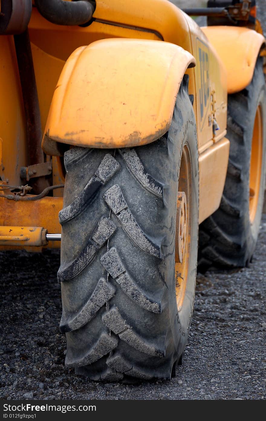 A dirty wheel found on a building site!. A dirty wheel found on a building site!