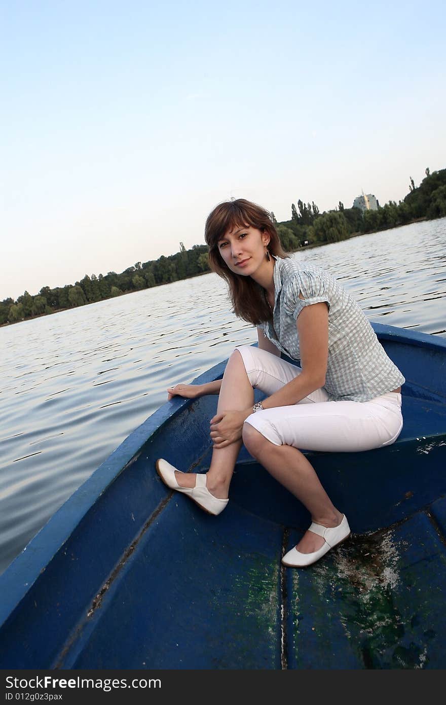 Girl On A Boat