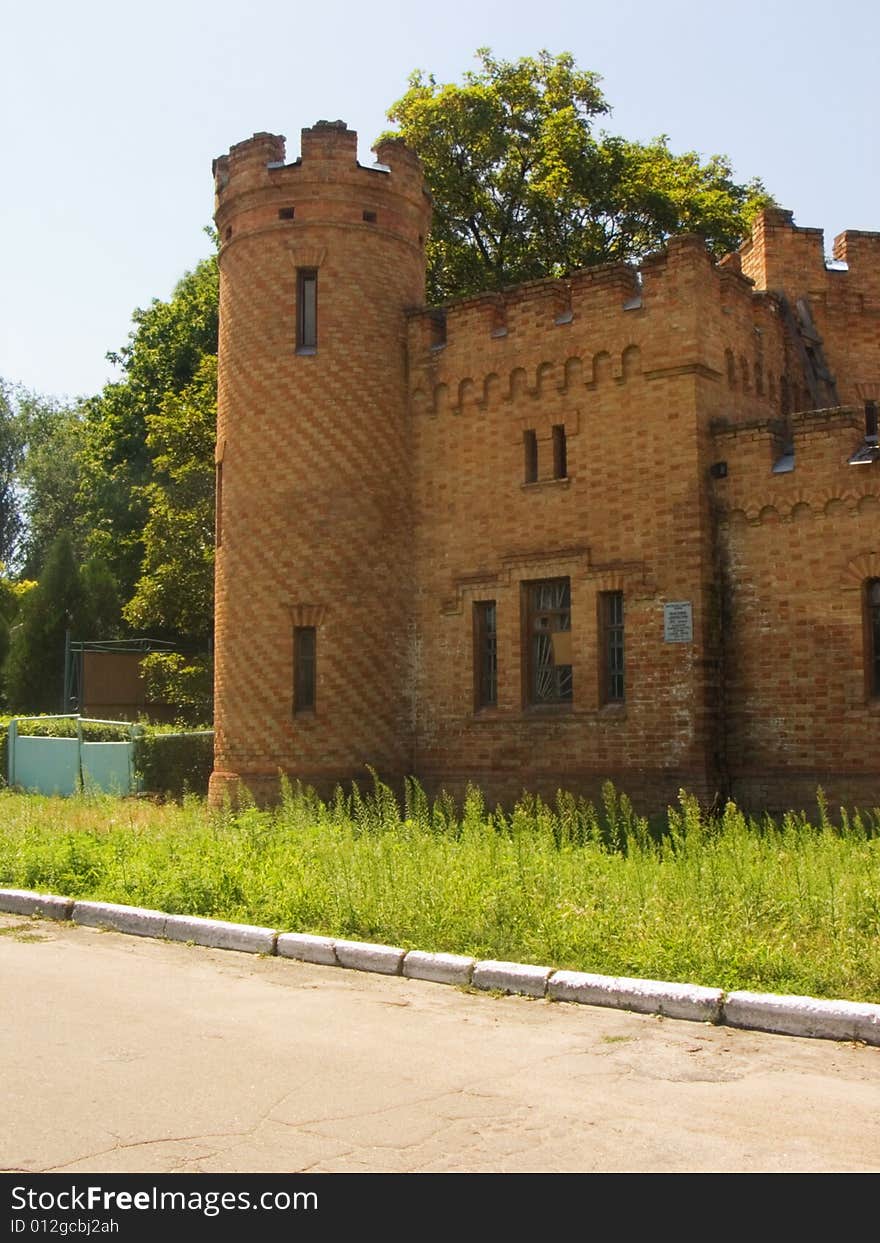 Tower of age-old palace of Popova