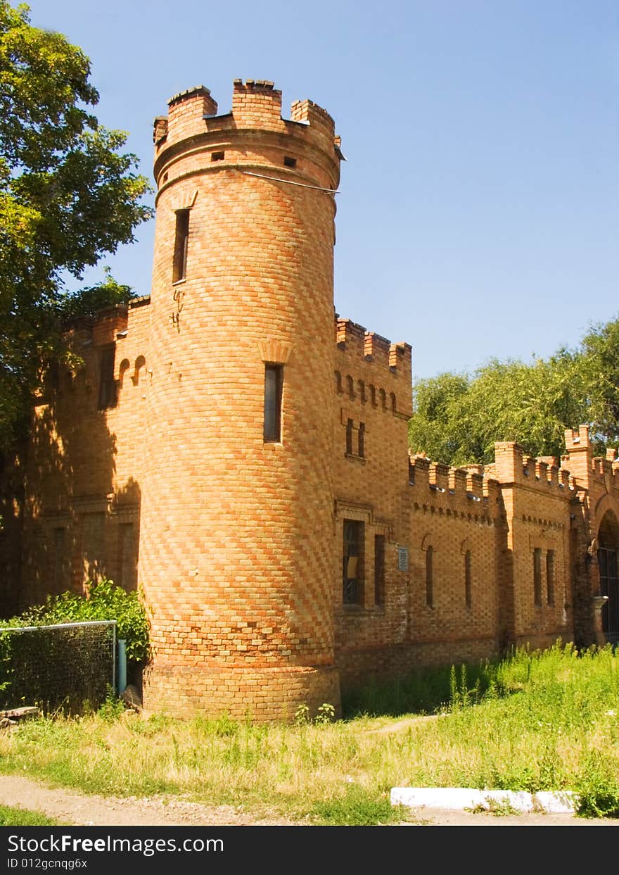 Tower of age-old palace of Popova