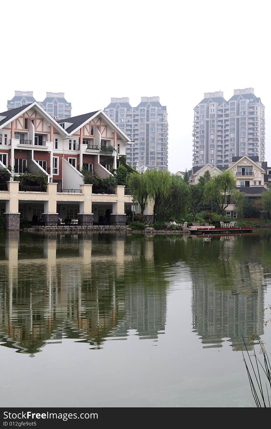 New house with beautiful garden in chongqing city ,china