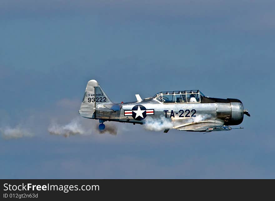 T 6 stunt plane at Seafair