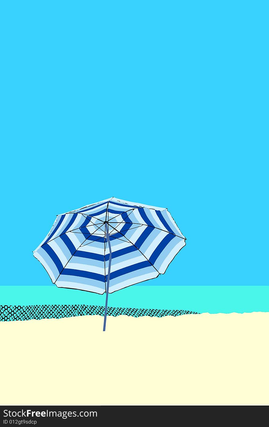 Beach umbrella