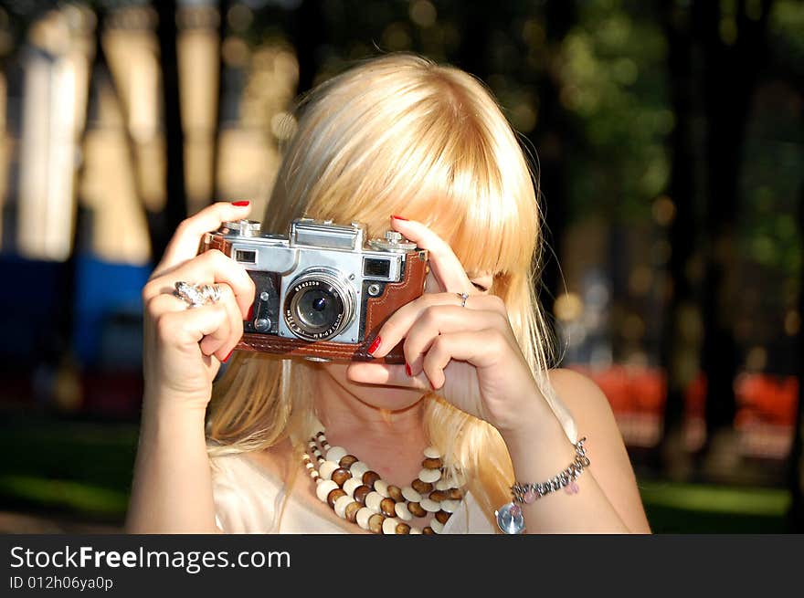 Girl with a camera