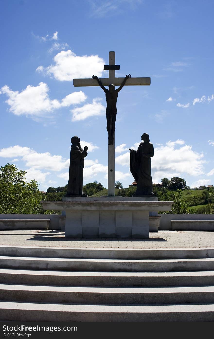 Christ on cross, taken at Marija Bistrica, Croatia. Christ on cross, taken at Marija Bistrica, Croatia.