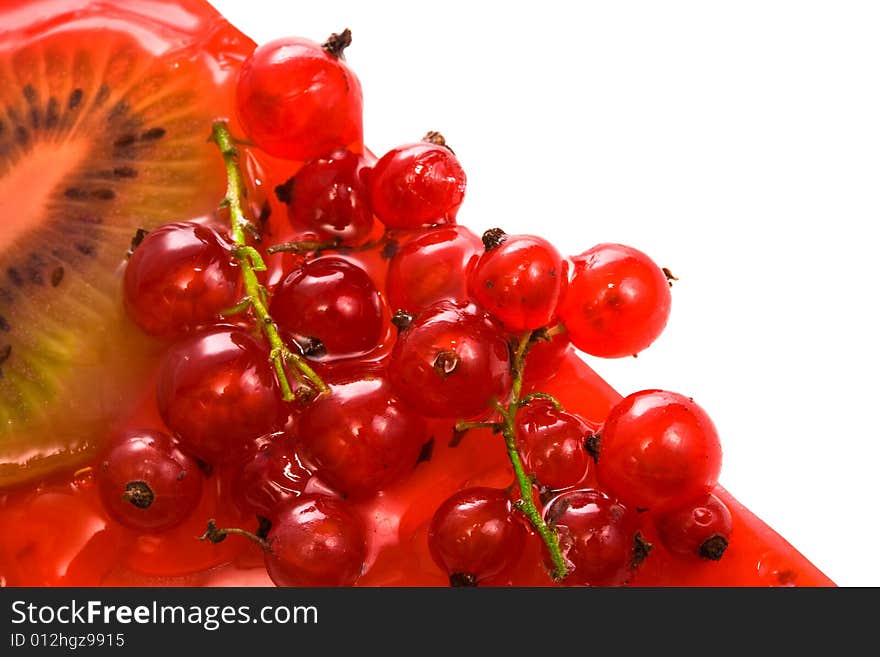 Red currant and kiwi