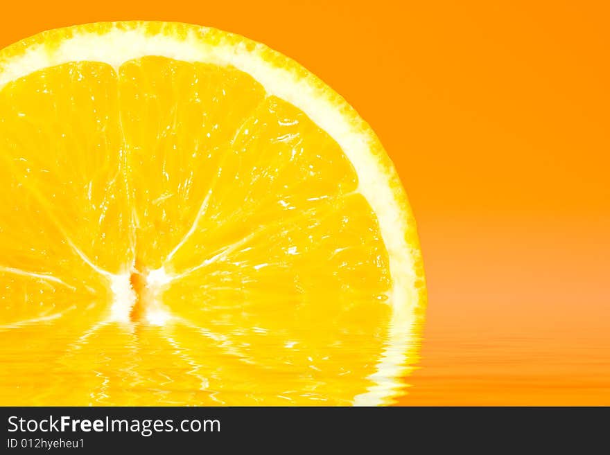 Fresh Sliced Orange