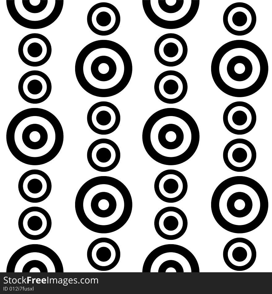 Seamless texture, black on white