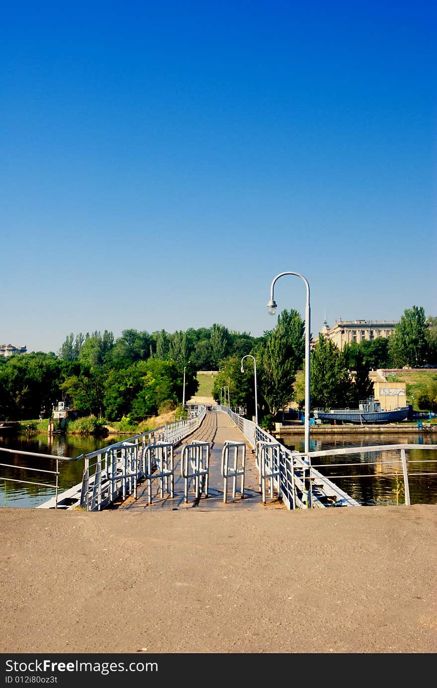 Small walk bridge