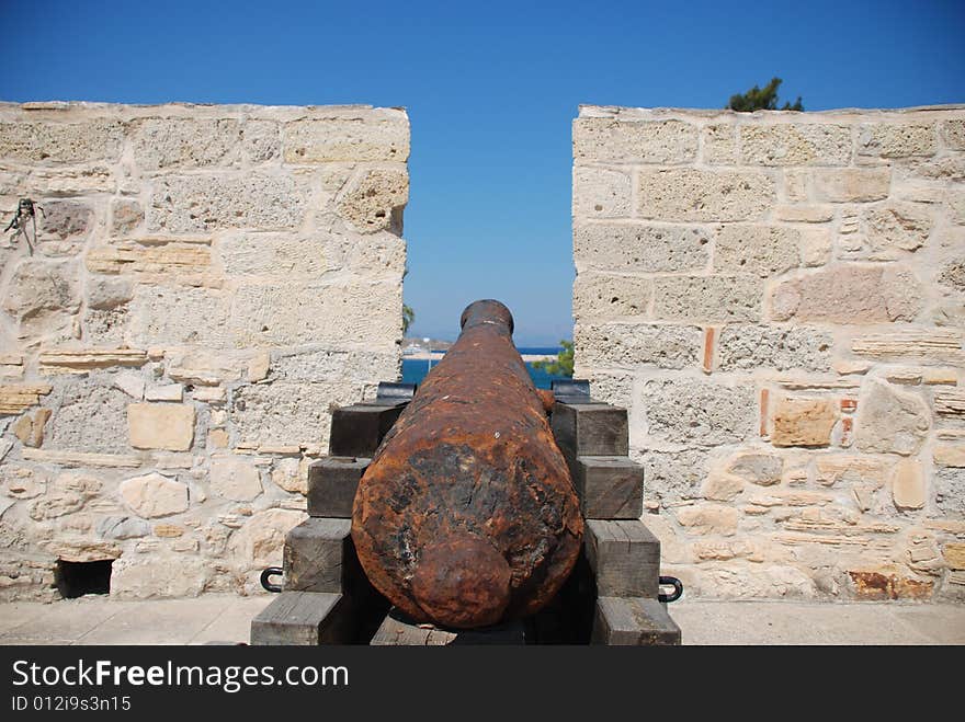 Cannon On Castle