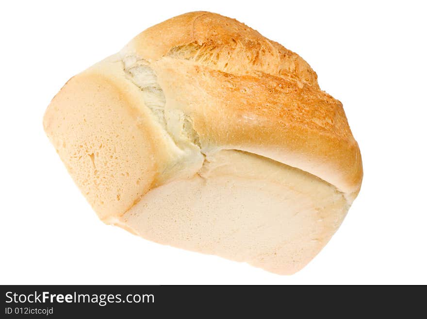 Wheat bread on a white background. Wheat bread on a white background.