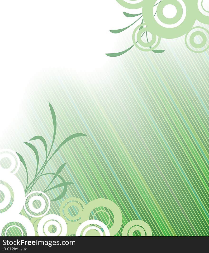 Spring floral background. Vector  illustration