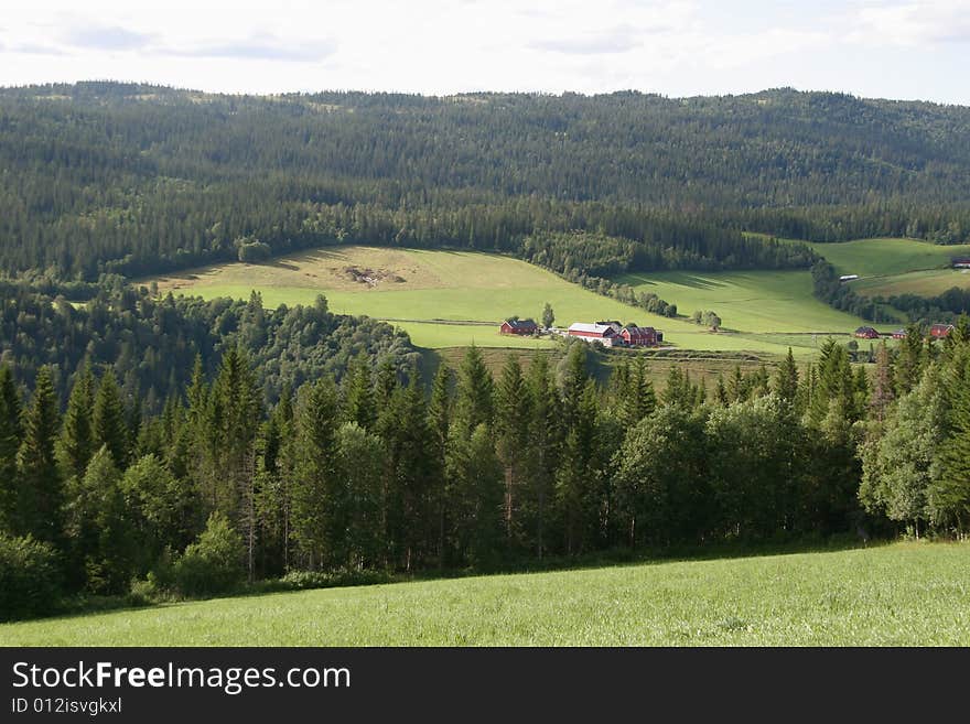 Highland farmland