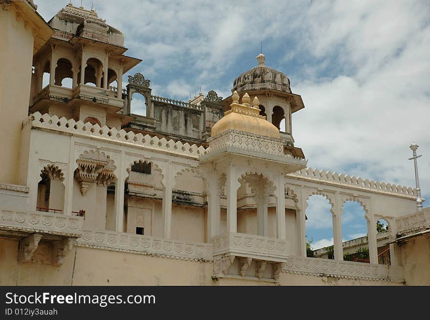 A beautiful eye catching view of city palace , Udaipur . A beautiful eye catching view of city palace , Udaipur .