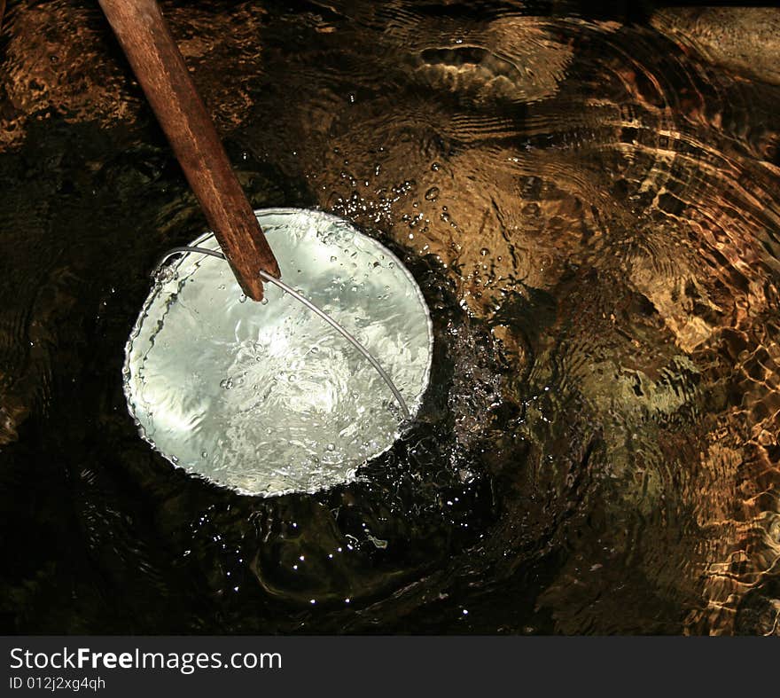 Water in pit