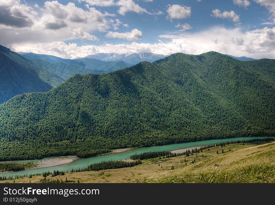 River in the mountains