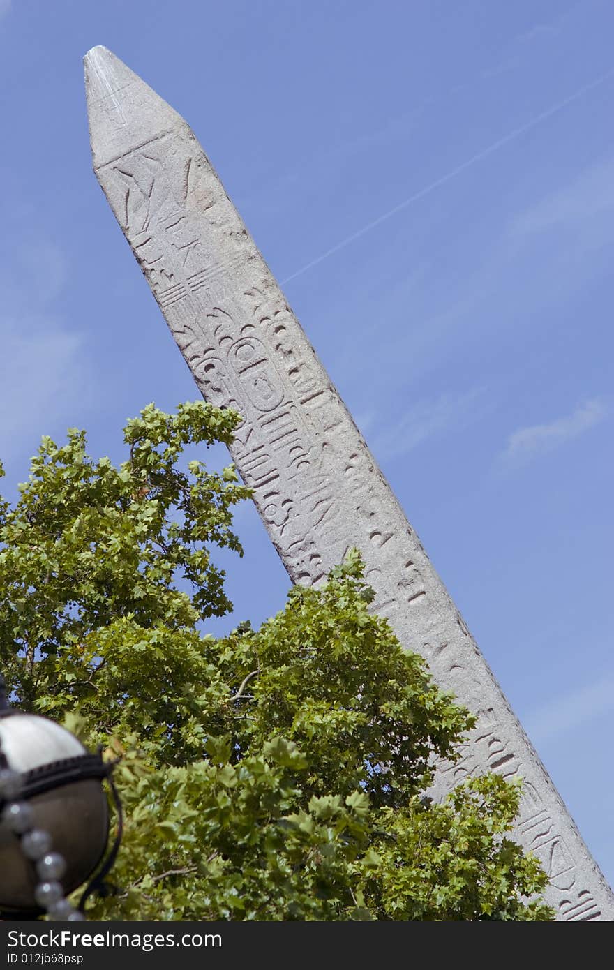 Detail of the famous ancient Egyptian artifact on the Thames Embankment,London. Detail of the famous ancient Egyptian artifact on the Thames Embankment,London