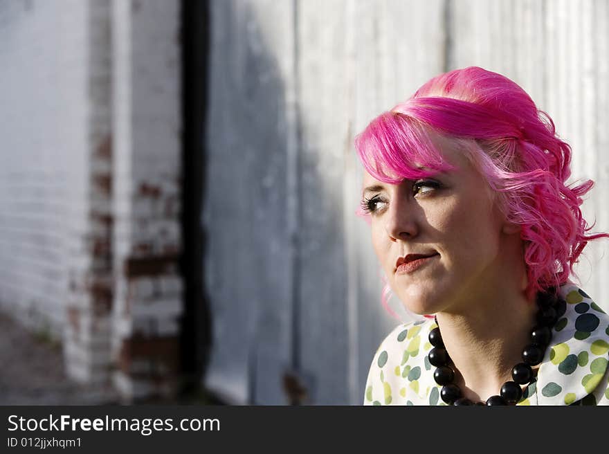 Woman in an Alley