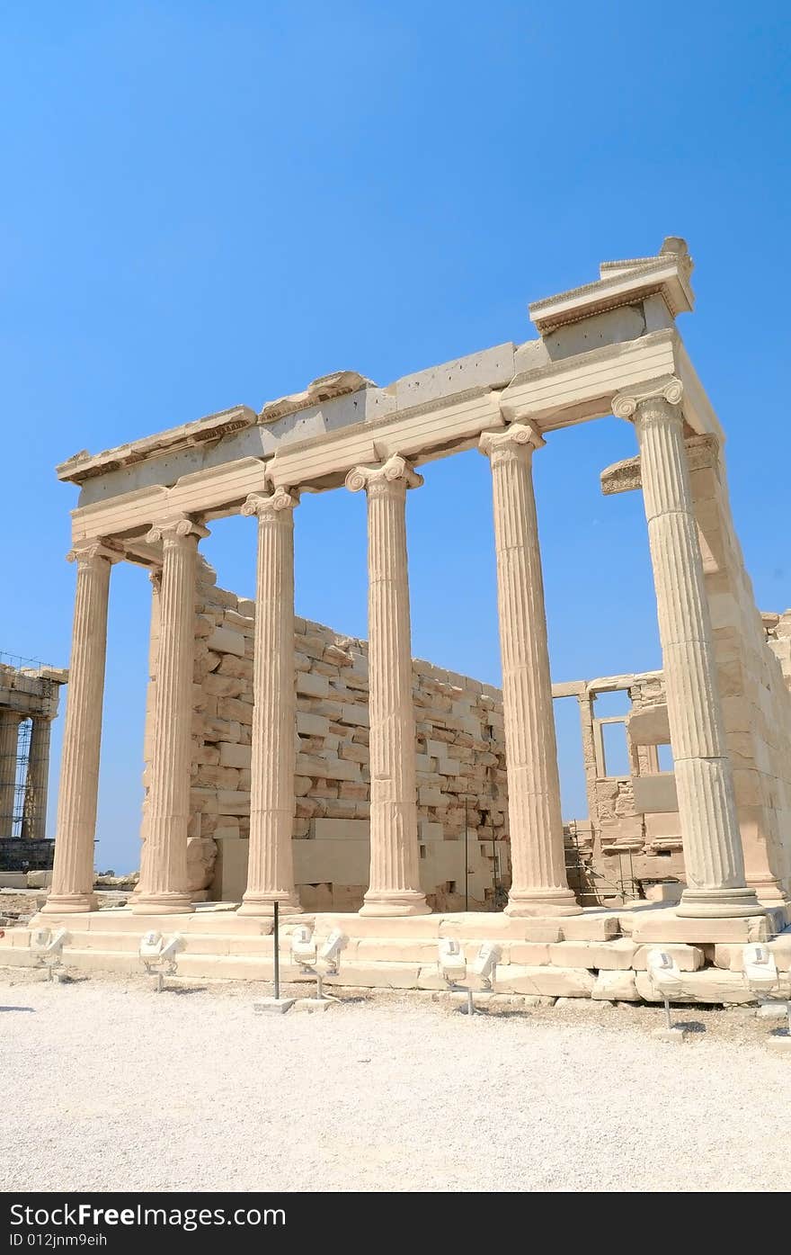 The Erechtheion in Acropolis, Greece. The Erechtheion in Acropolis, Greece