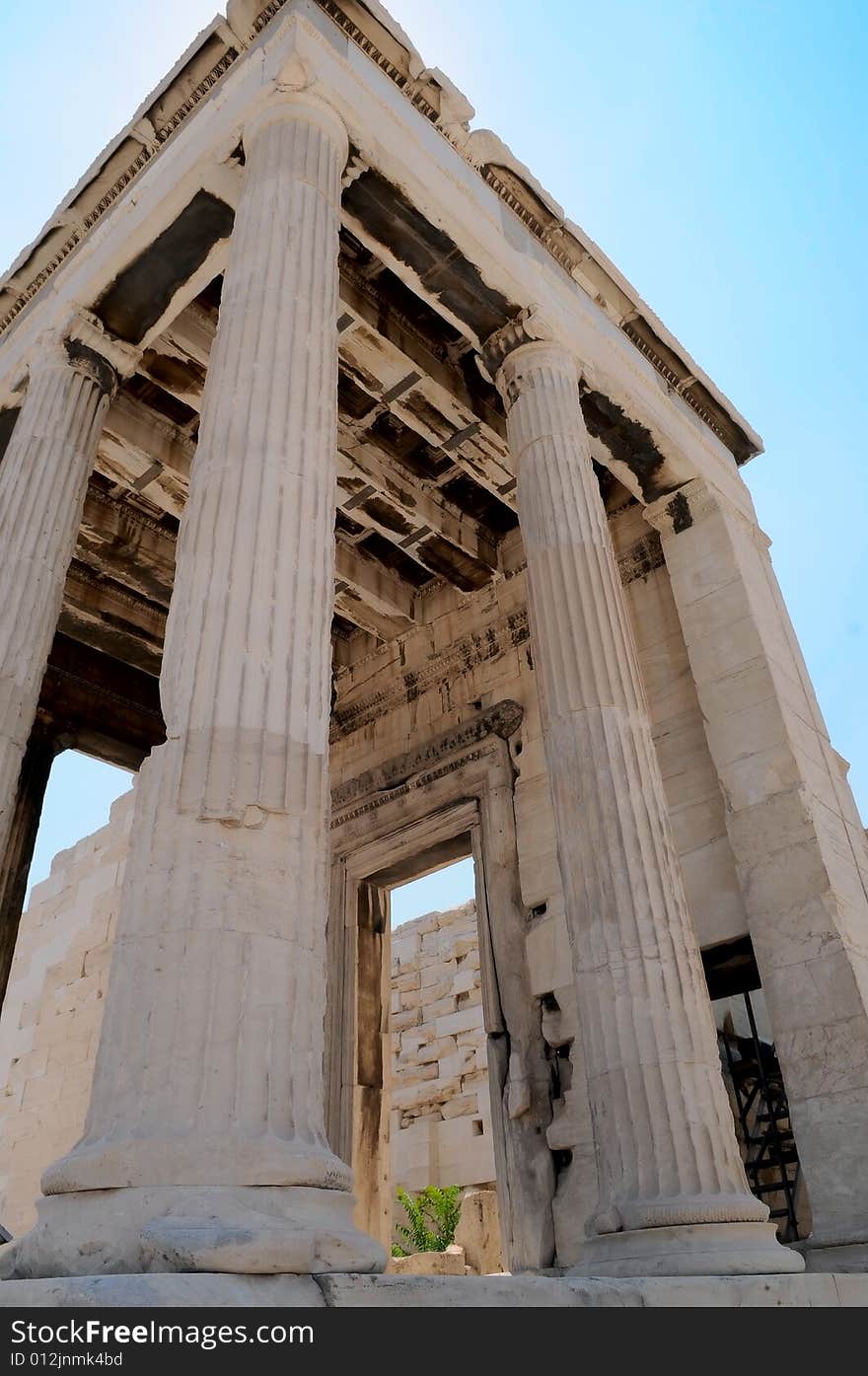 The Erechteion in Acropolis, Greece. The Erechteion in Acropolis, Greece