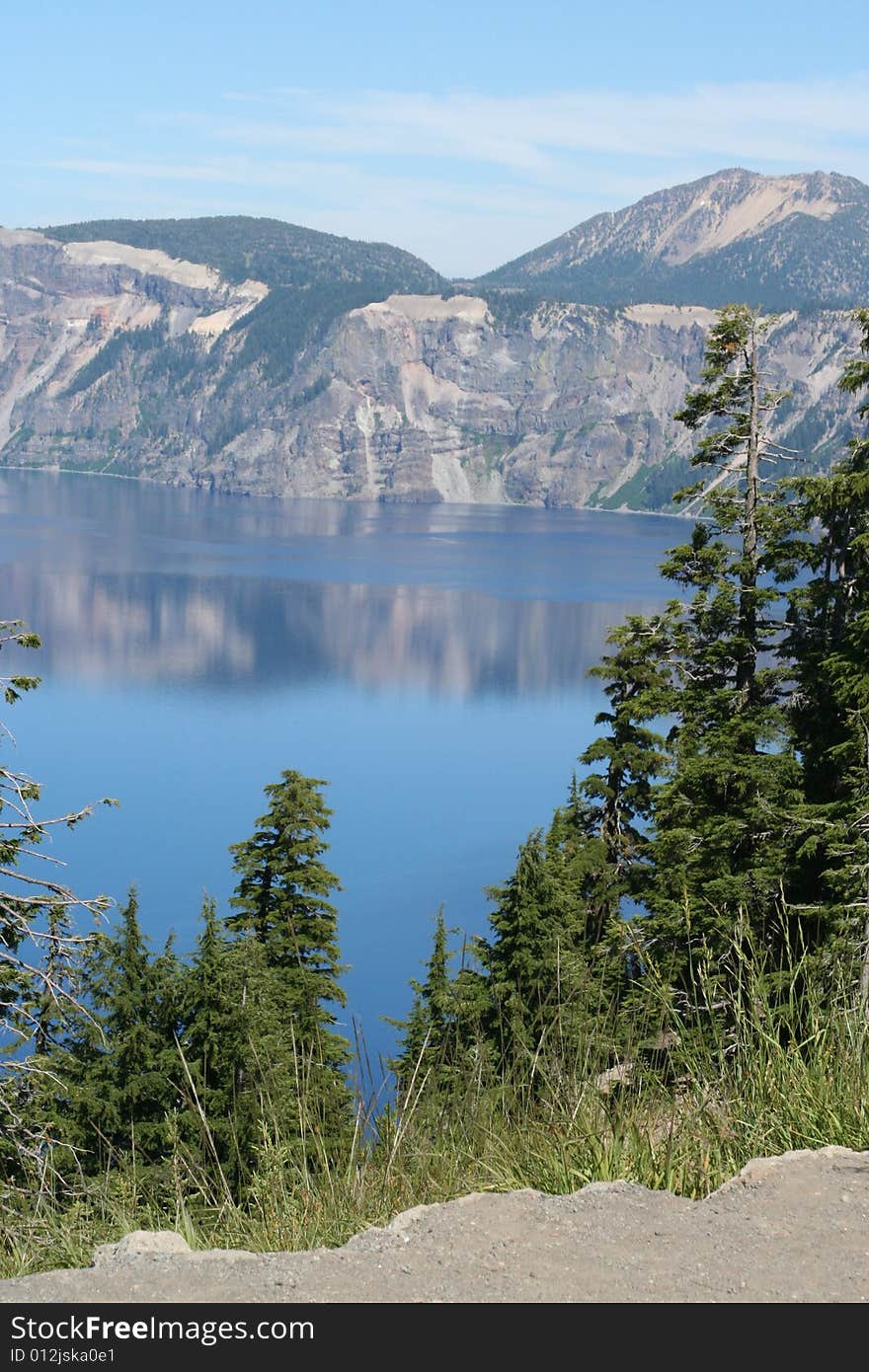 This is a photo of Crater Lake