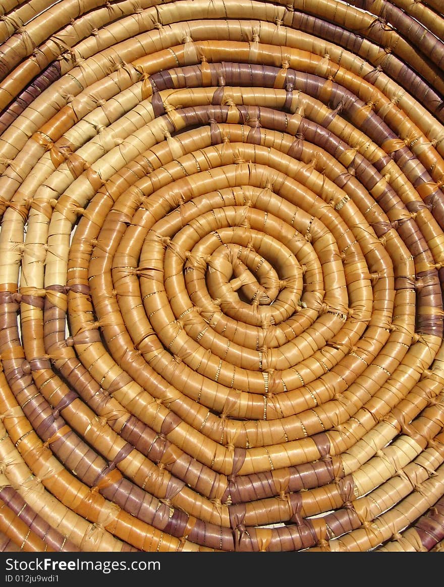 Close up of wicker basket. Close up of wicker basket