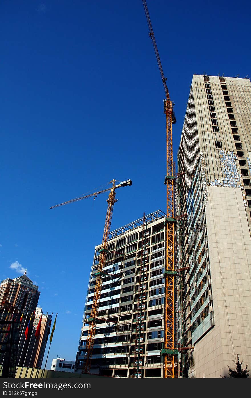 High building area  in Beijing.