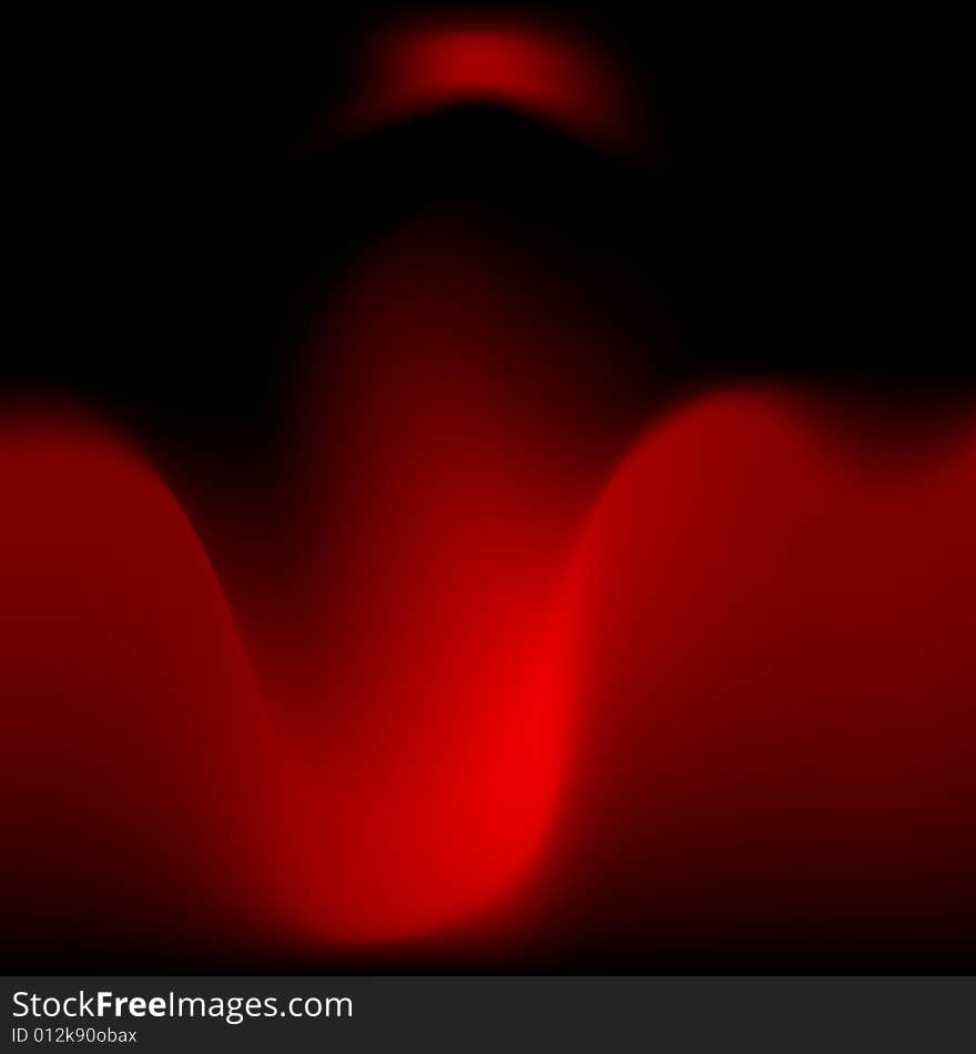 Red abstract background, vector illustration