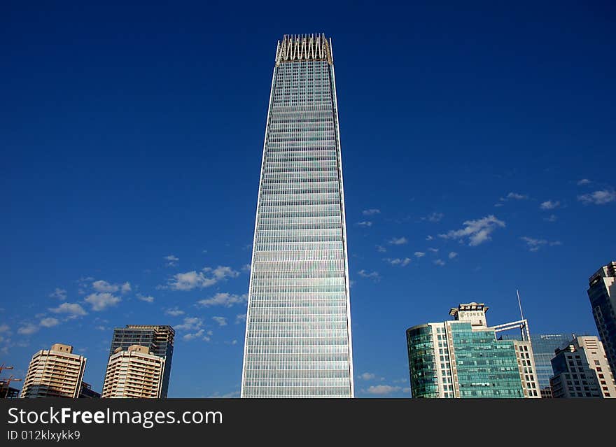 High building area in Beijing.