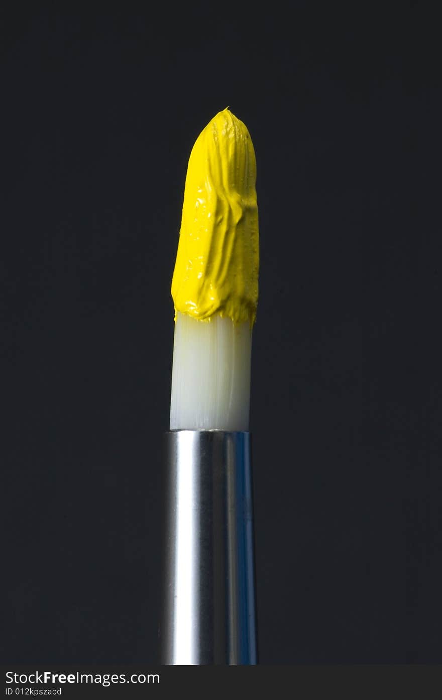 Yellow Paint Brush