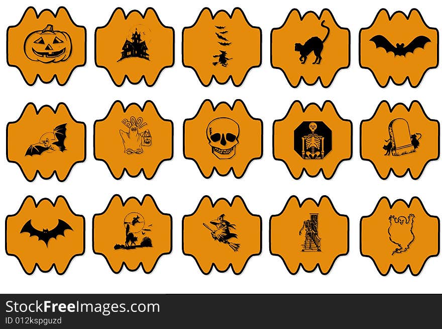 Halloween icons