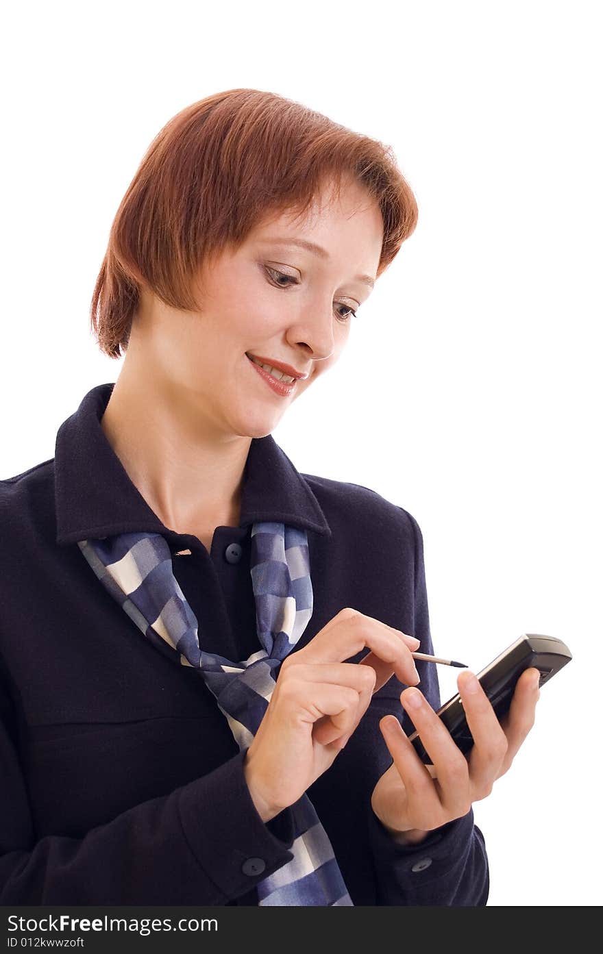 Businesswoman With Mobile Phone