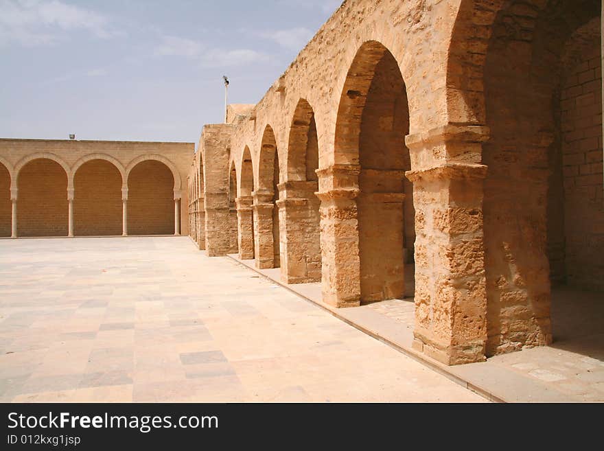 Mosque in Mahdia - town in Tunisia