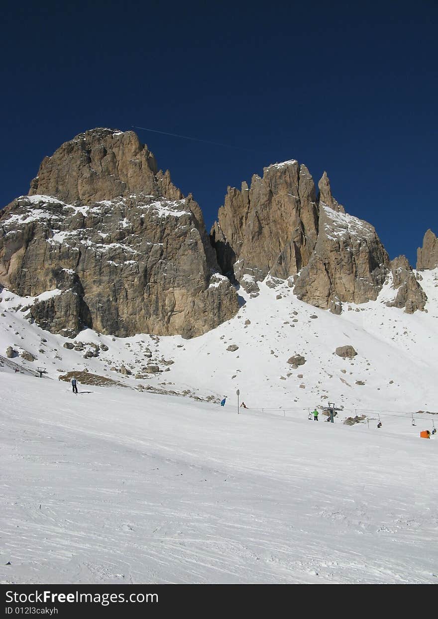 Cervinia area - Matterhorn mountain - Italia