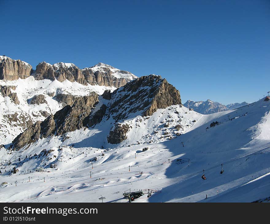 a view in dolomiti mountain. a view in dolomiti mountain