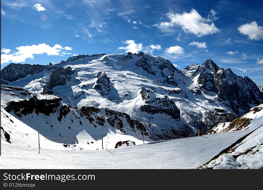 Cervinia area - Matterhorn mountain - Italia