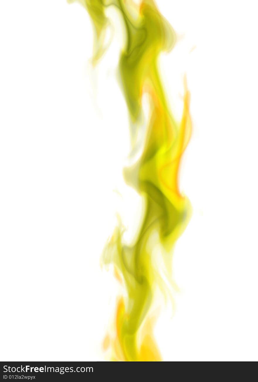 Computer generated abstract toxic smoke