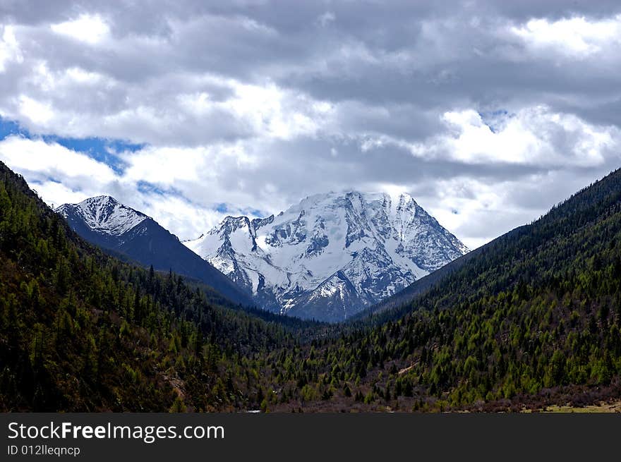 Jokul in Tibet of China